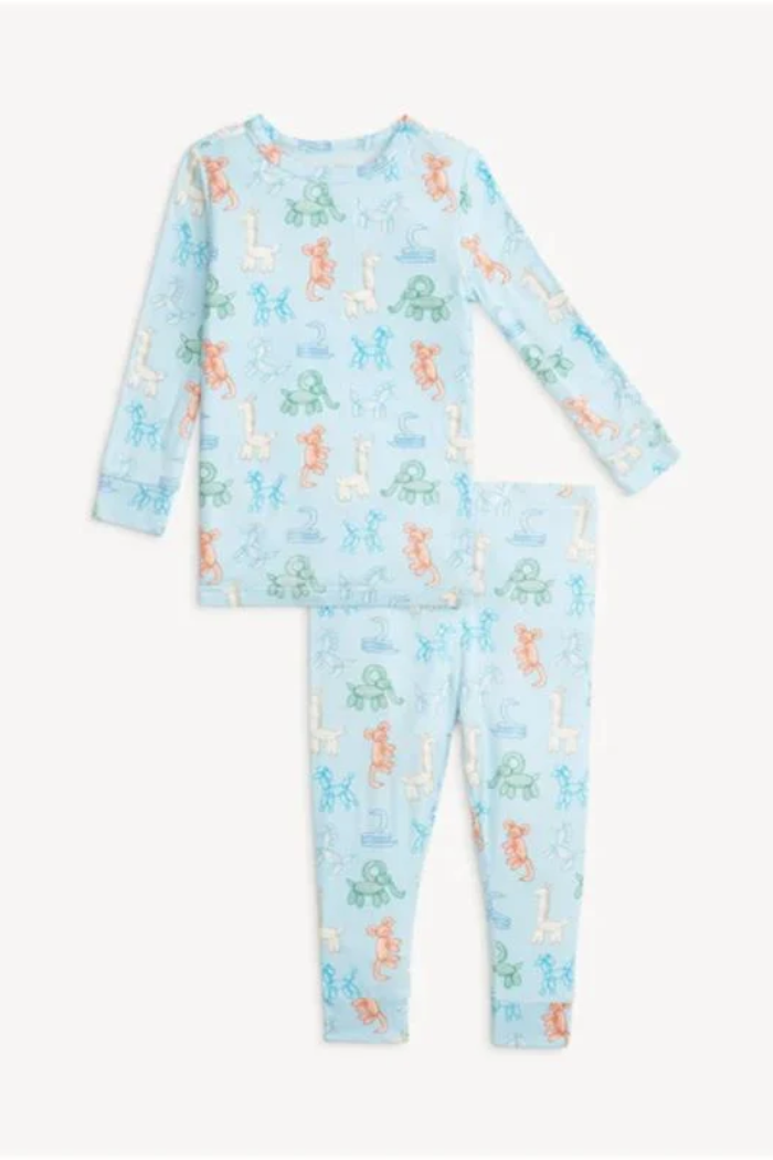 Blue Party Animals Glow in the Dark Pajama Set