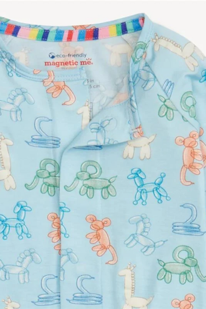 Blue Party Animals Glow in the Dark One-Piece - Magnetic Me