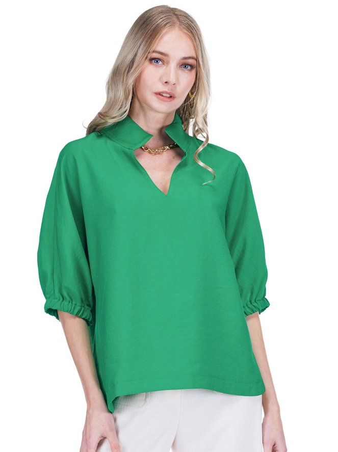 Green Collar Top
