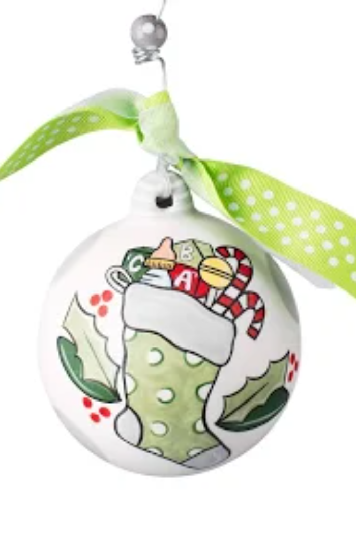 Stocking Baby's 1st Christmas Ornament