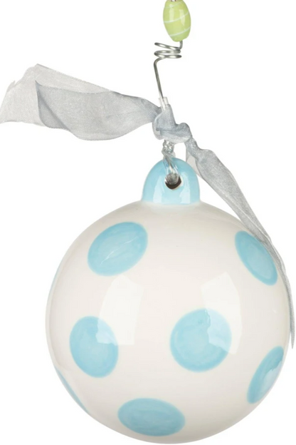 Lamb Baby's First Boy Ornament