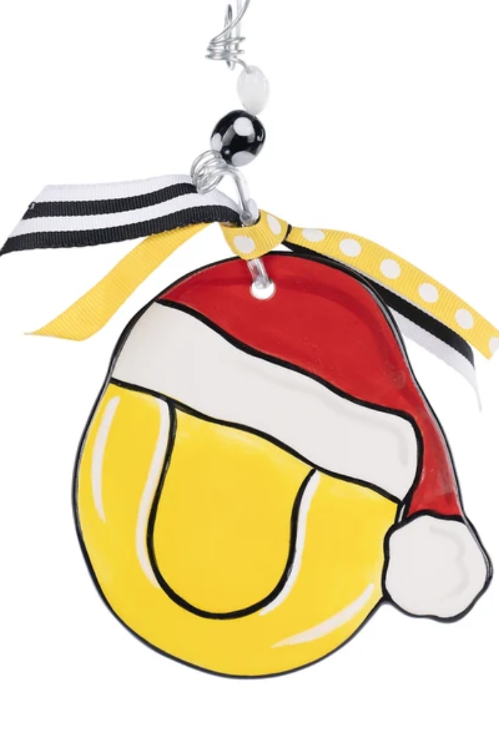 Tennis Ball Flat Ornament