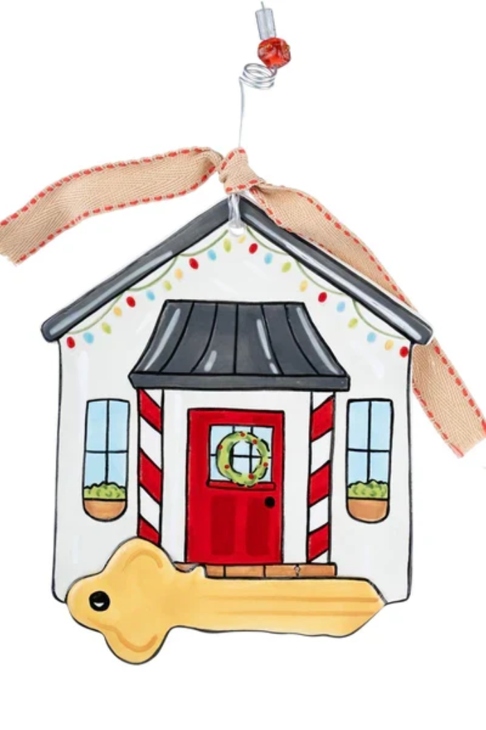 New Home Key Flat Ornament
