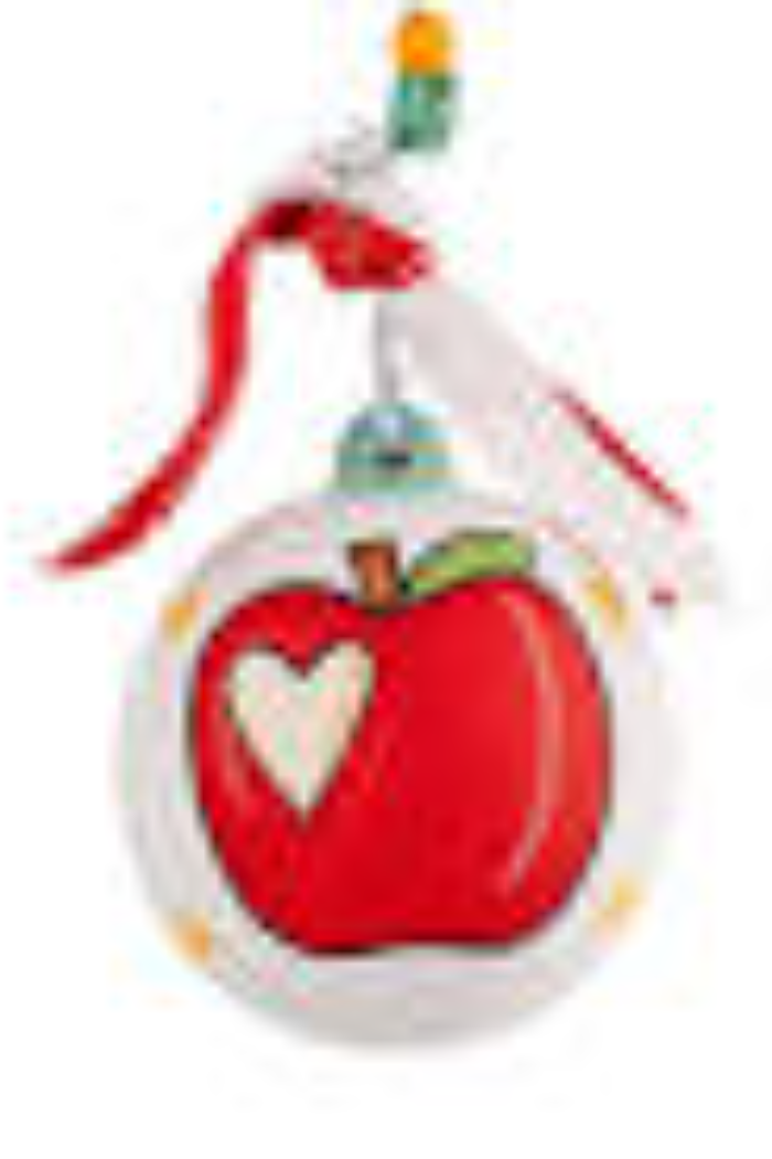 Teacher Apple Ornament