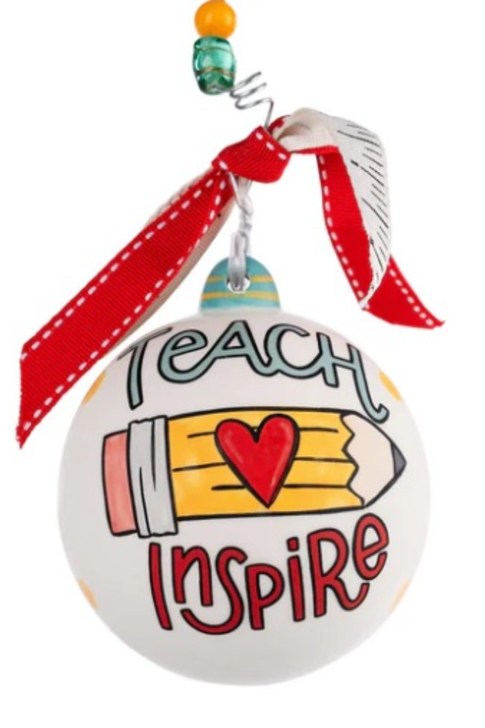 Teacher Apple Ornament