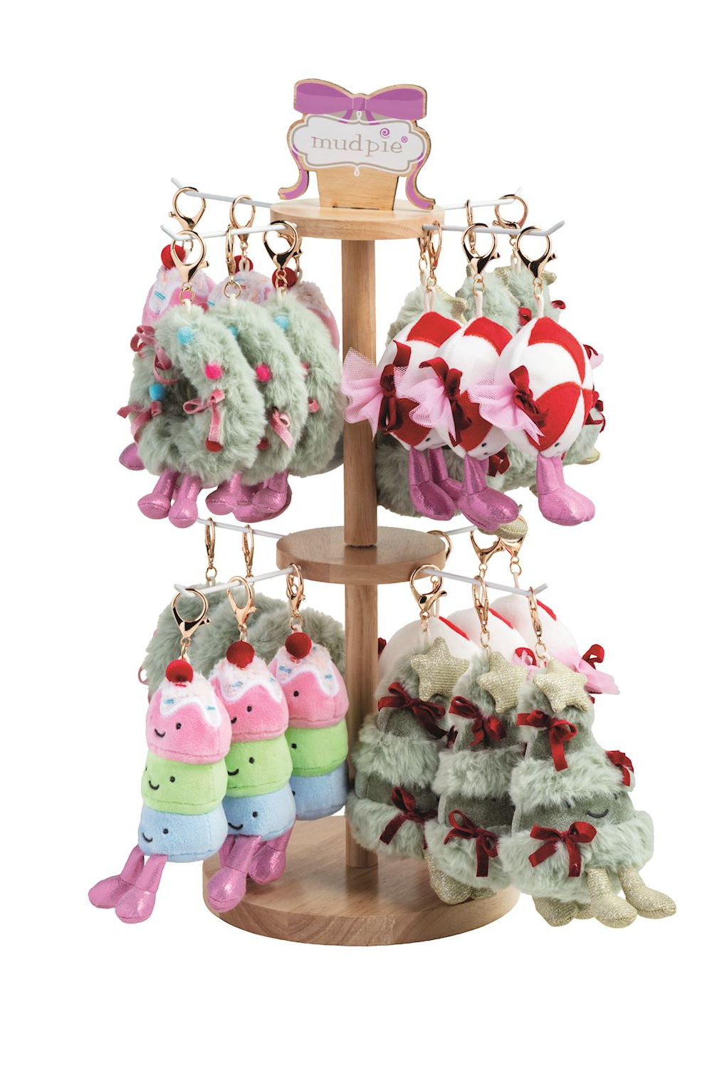 Holiday Plush Bag Charms