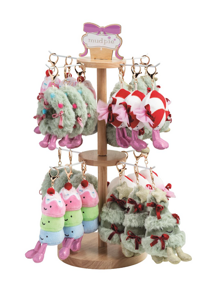 Holiday Plush Bag Charms
