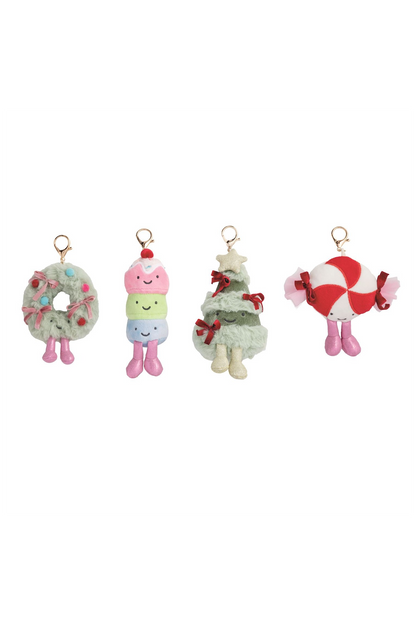 Holiday Plush Bag Charms