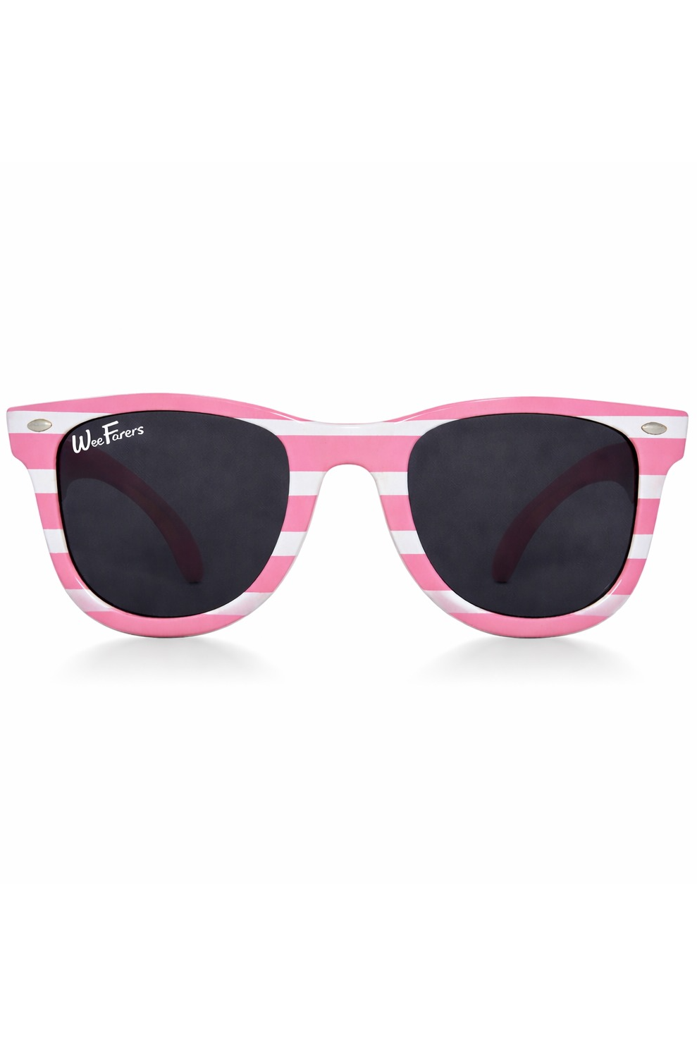 Pink and White Stripe Weefarers - Age 7-12