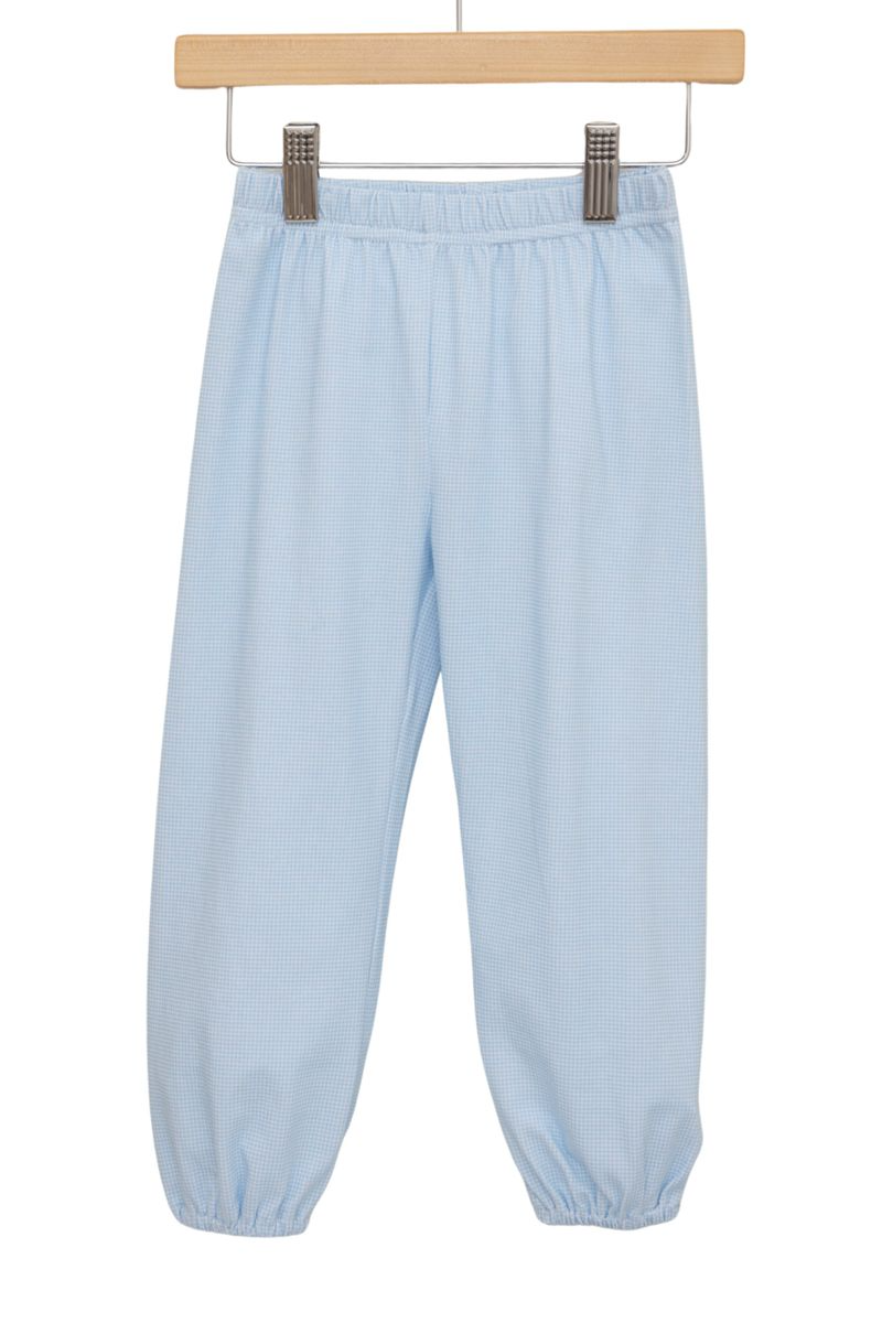 Bloomer Pants - Lt Blue Gingham