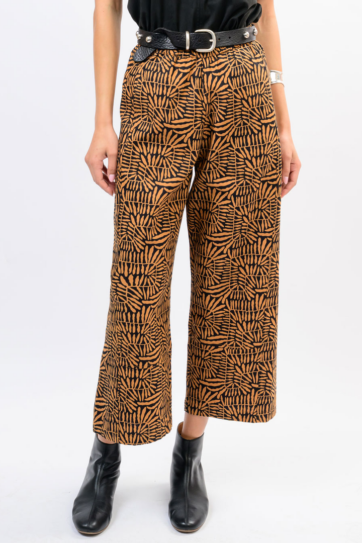 Geometric Barrel Pants