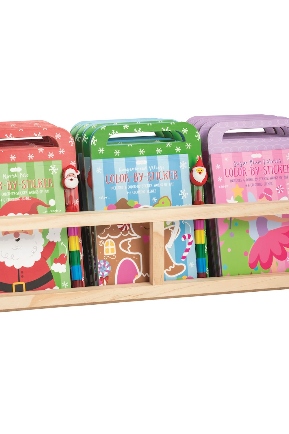 Christmas Color-By-Sticker Set