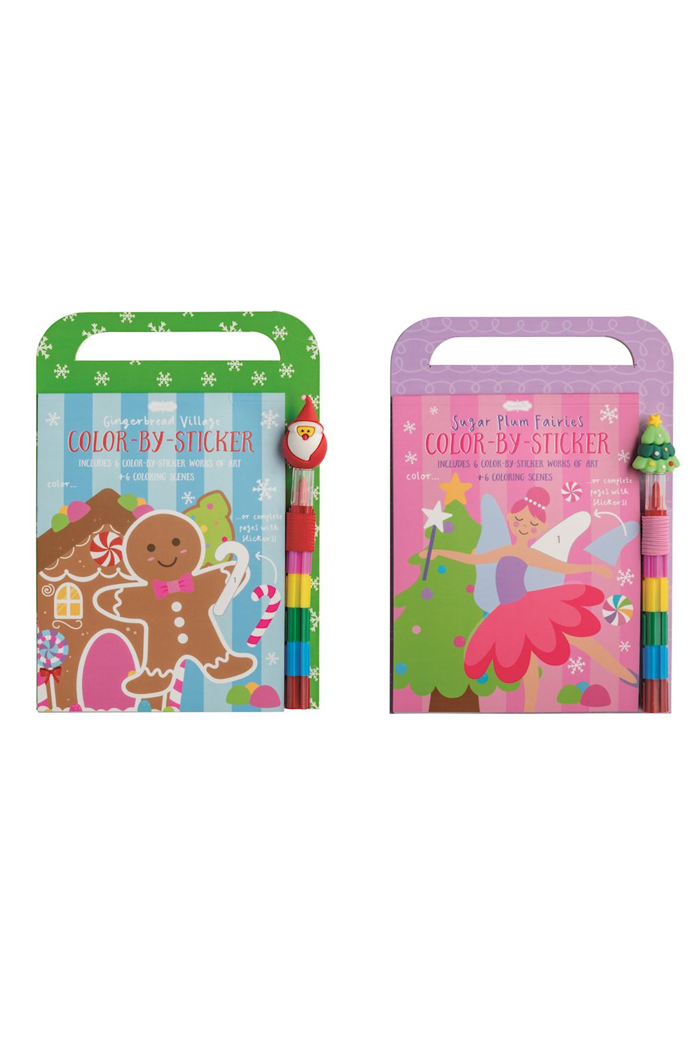 Christmas Color-By-Sticker Set