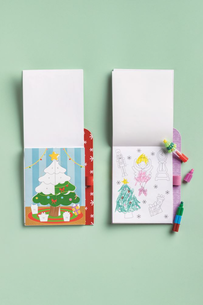 Christmas Color-By-Sticker Set