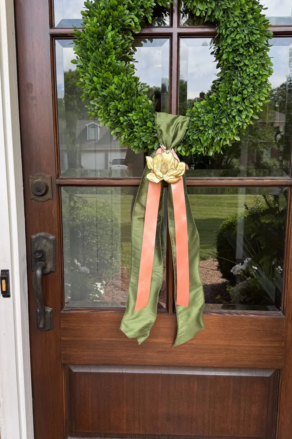 Wreath Ornament Charm - Magnolia