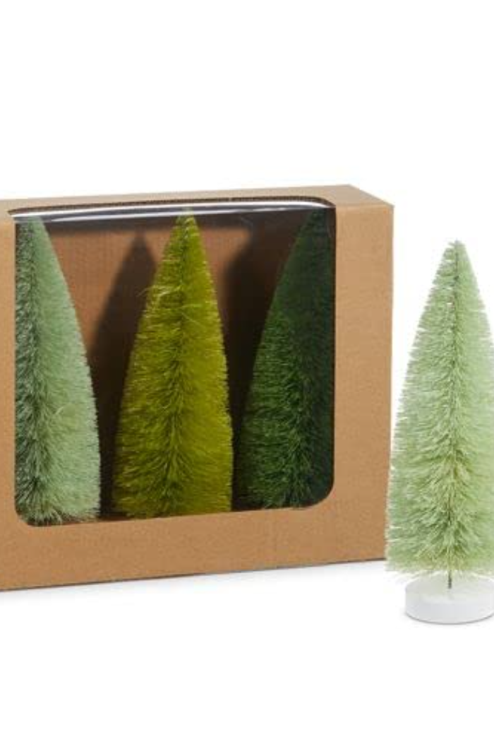 Green Bottle Brush Trees (3)