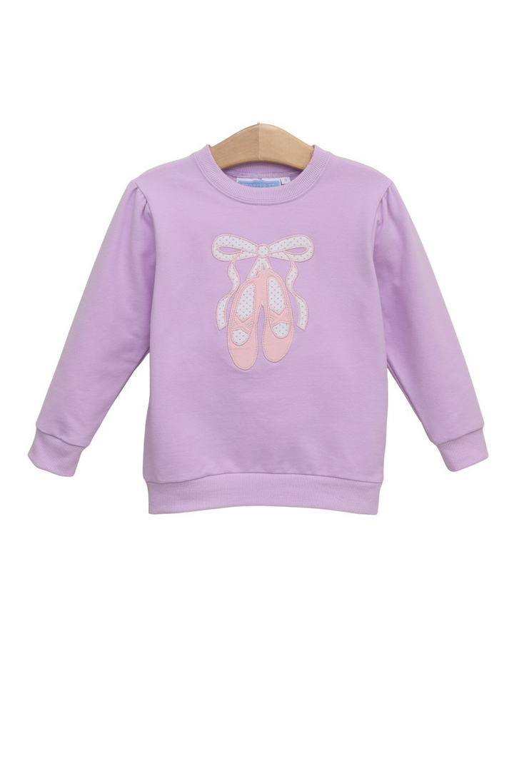 French Terry Pullover Ballet Shoes