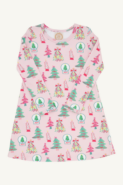 Long Sleeve Polly Play Dress in Christmas Coloring Contest