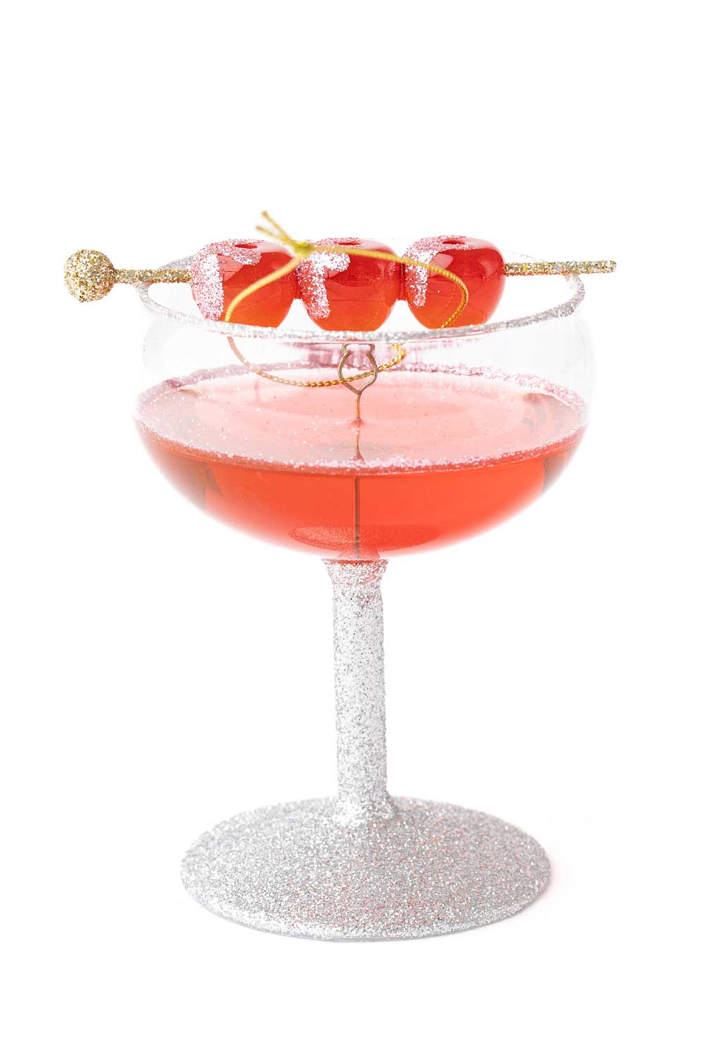 Dirty Shirley Glass Ornament