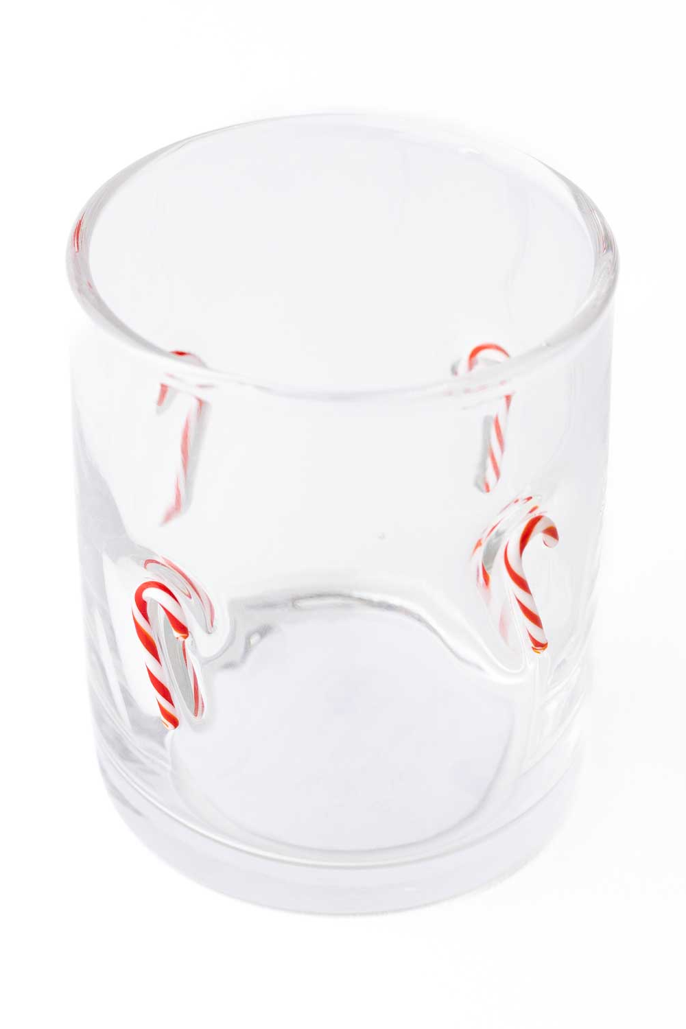 Icon Drinking Glass - Candy Cane