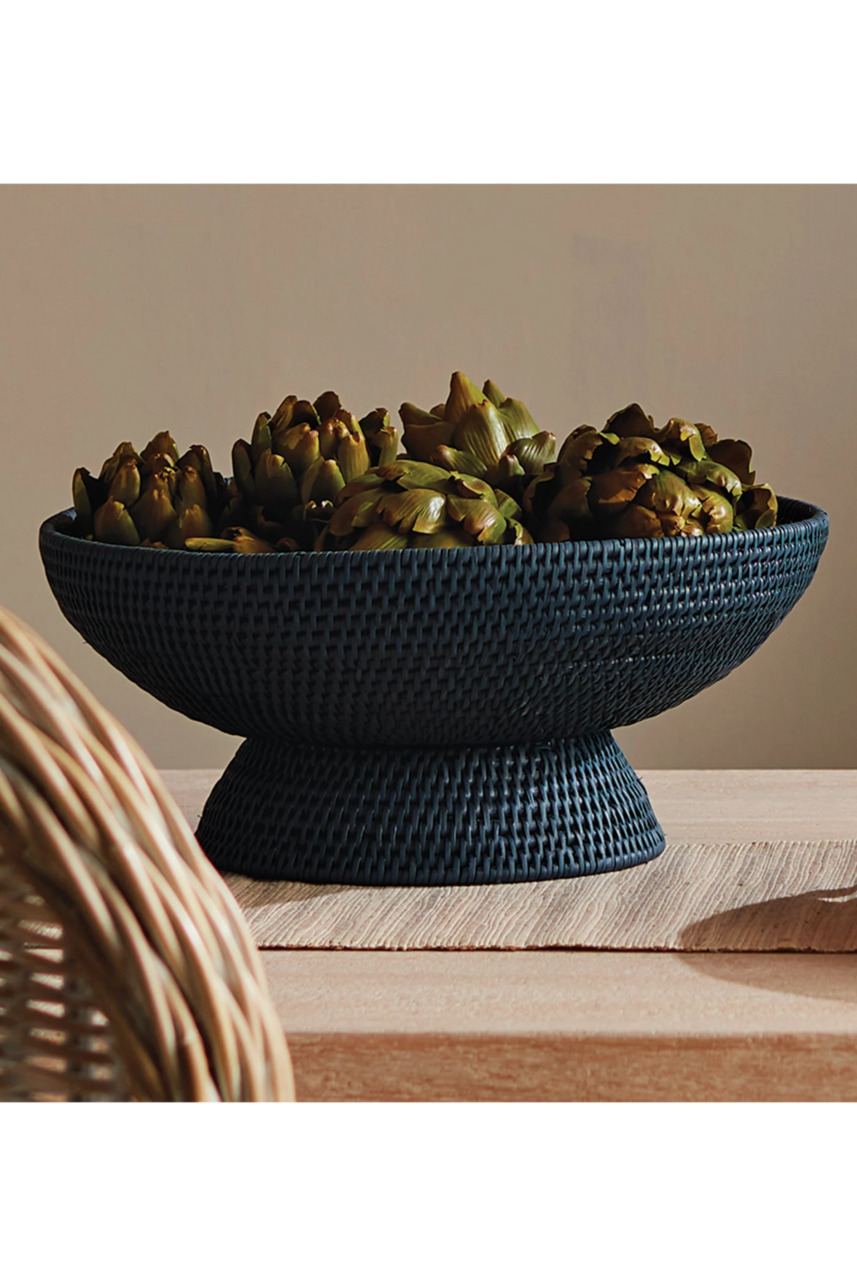 Burma Rattan Offering Bowl
