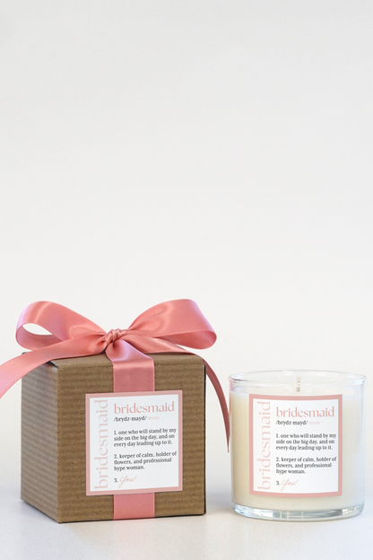Bridesmaid Defined Candle