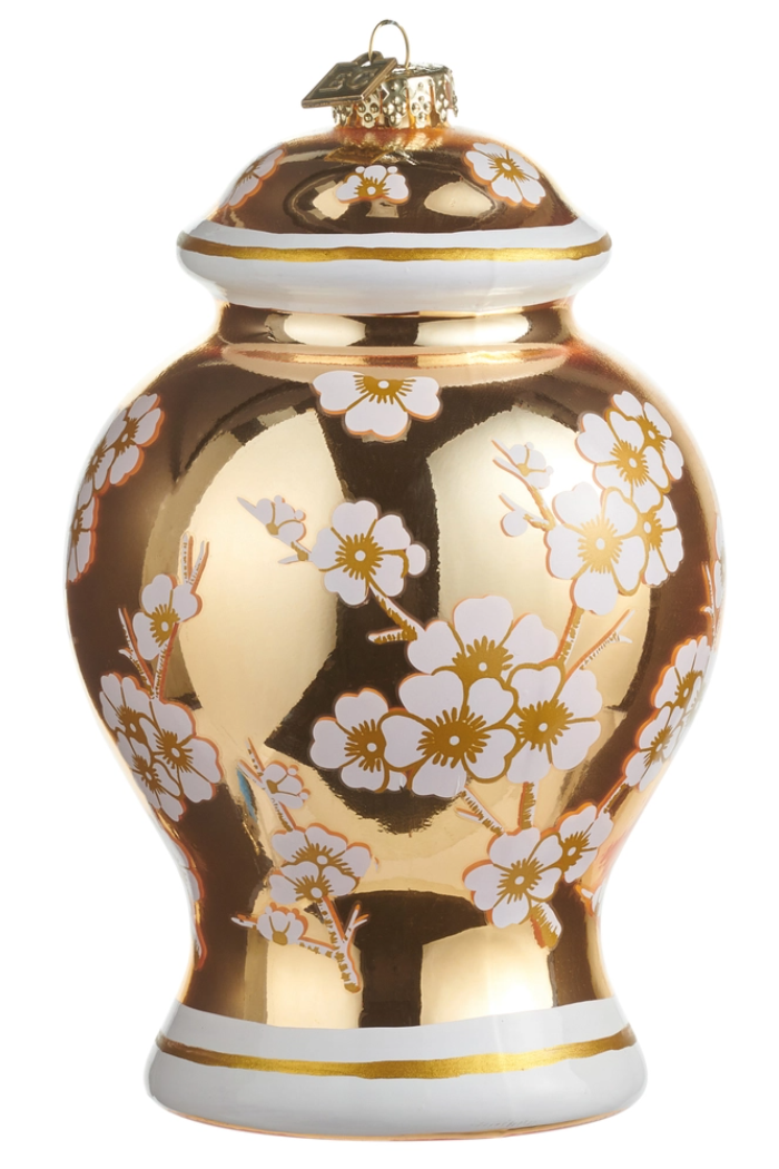 6.5" Golden Ginger Jar Ornament