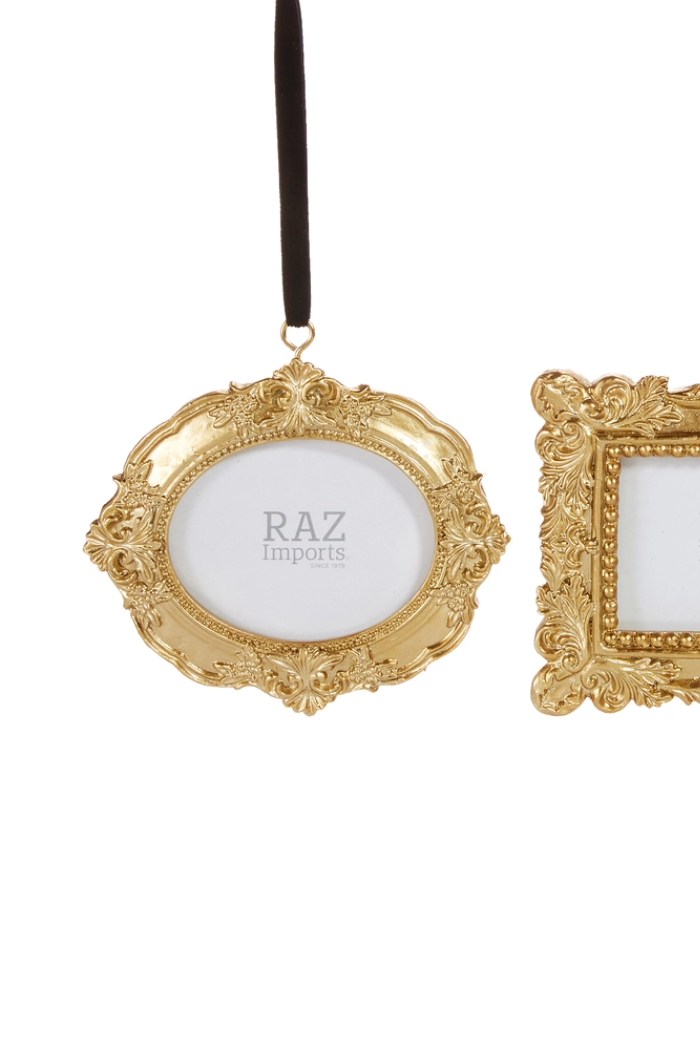 6" Vintage Photo Frame Ornament