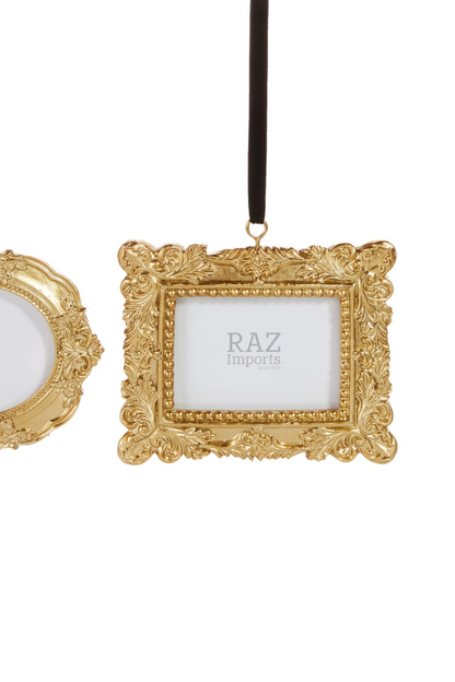 6" Vintage Photo Frame Ornament