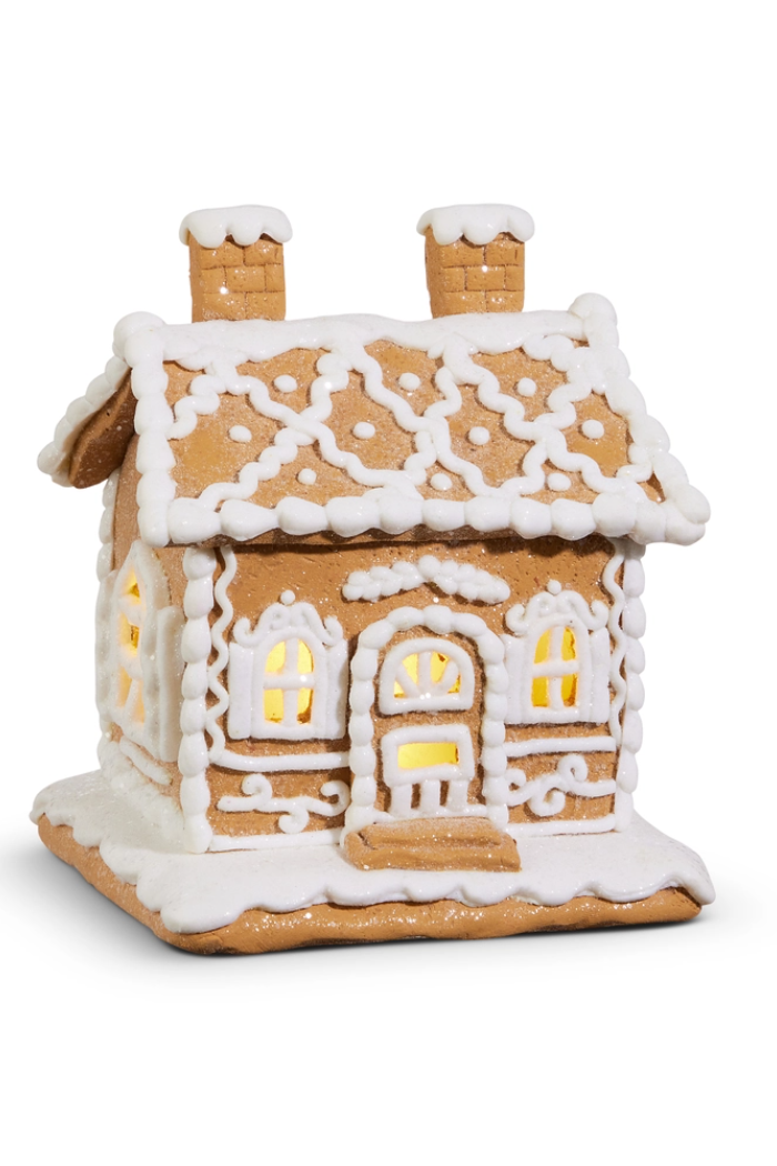 6-inch Lighted Gingerbread House