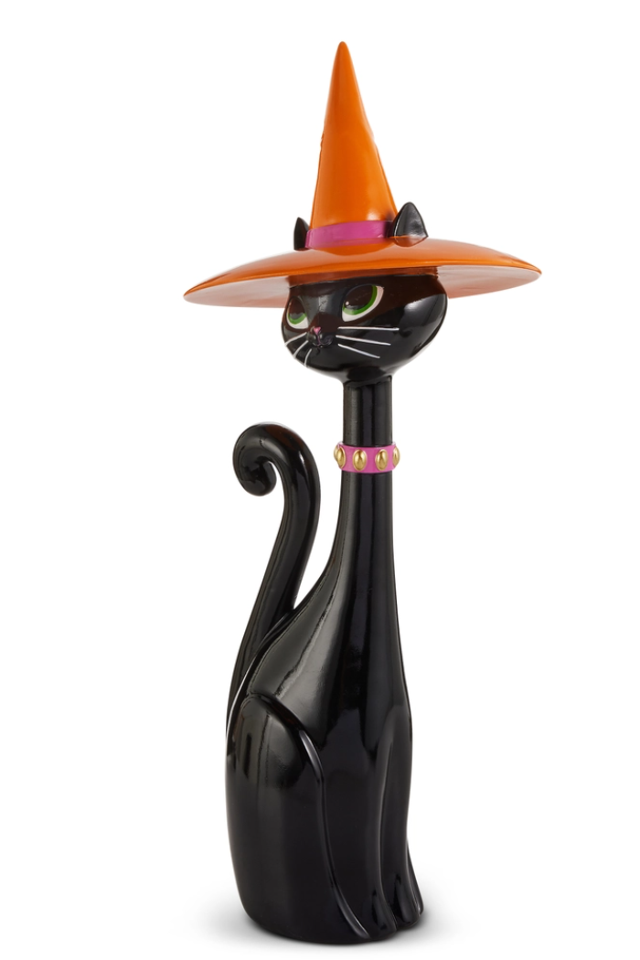 31" Halloween Kitty Witch