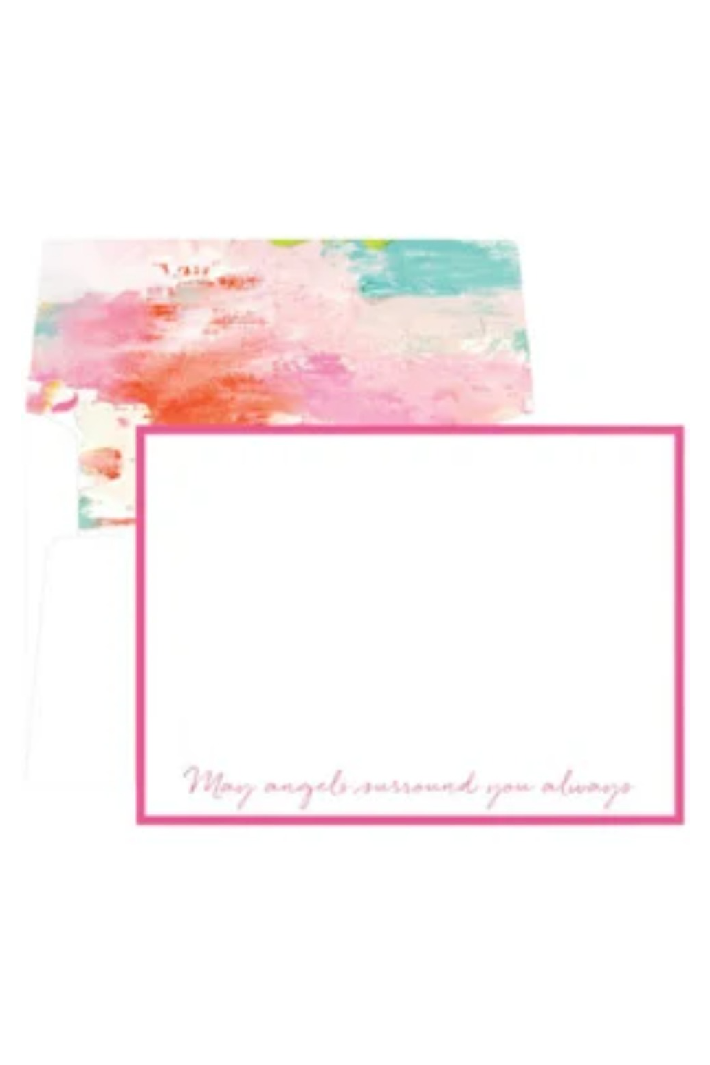 May Angles Notecard - Pink