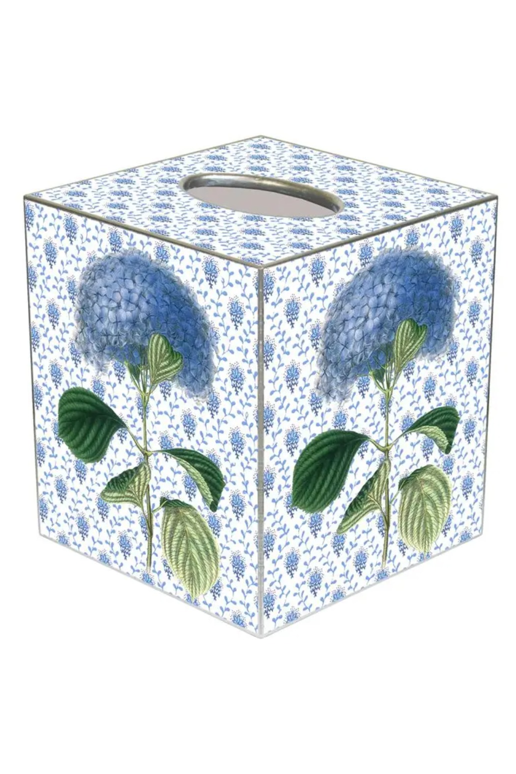 Blue Hydrangea/Blue Provincial - Tissue Box Cover