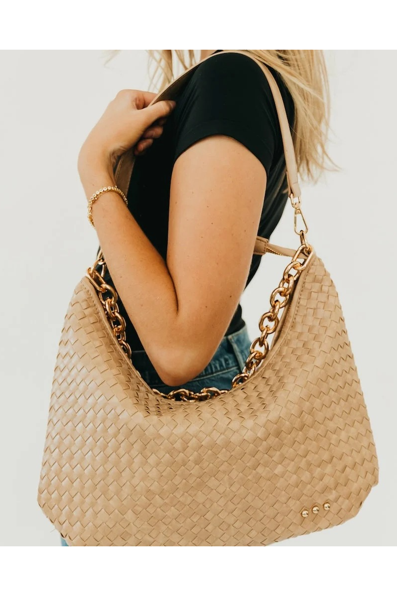 Sienna Slouchy Woven Shoulder Bag