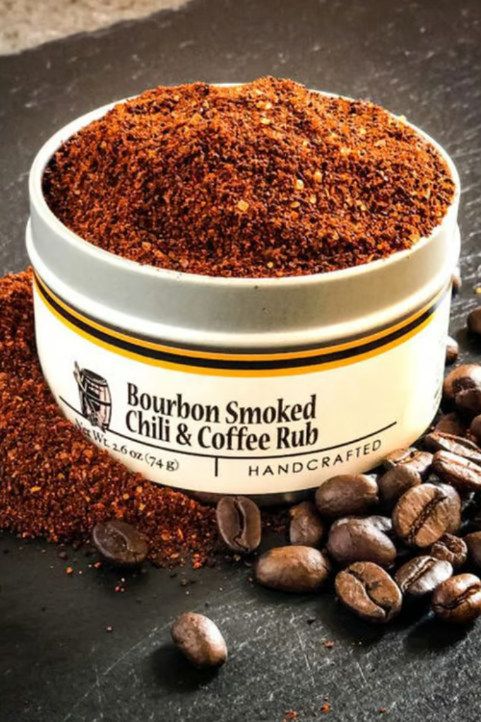 Bourbon Smoked Chili and Coffee Rub