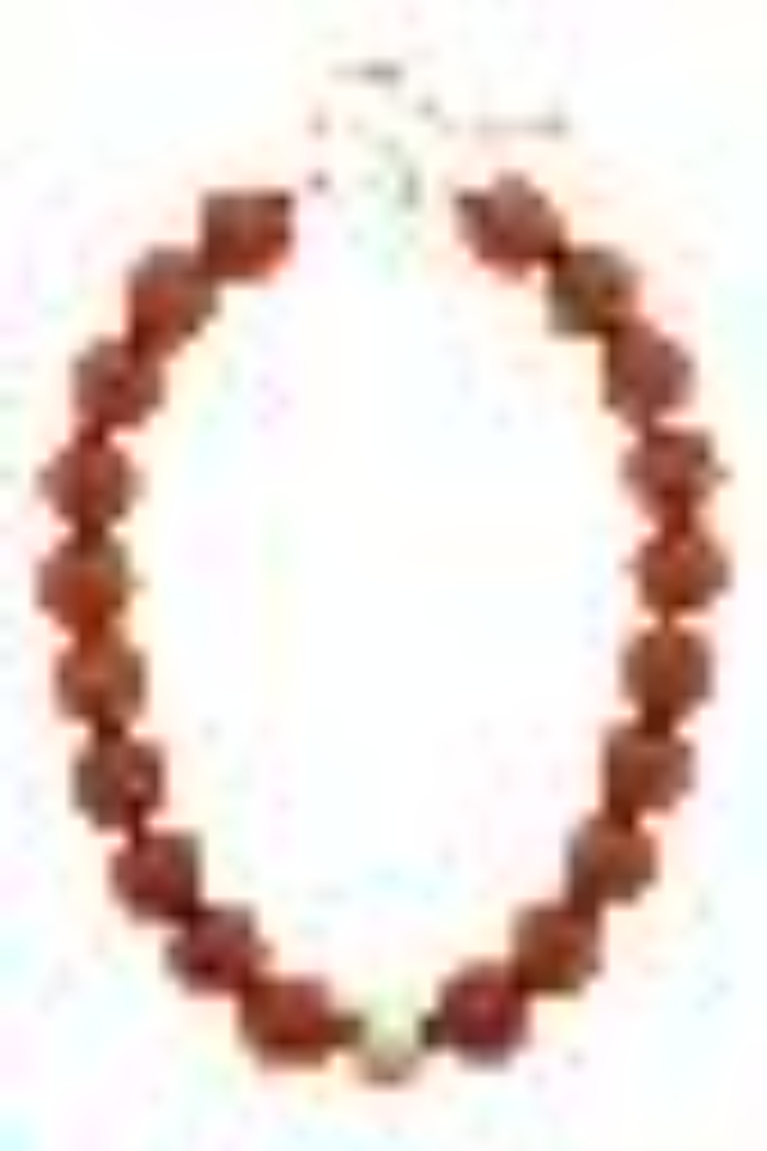 Marjorie Beaded Necklace - Amber