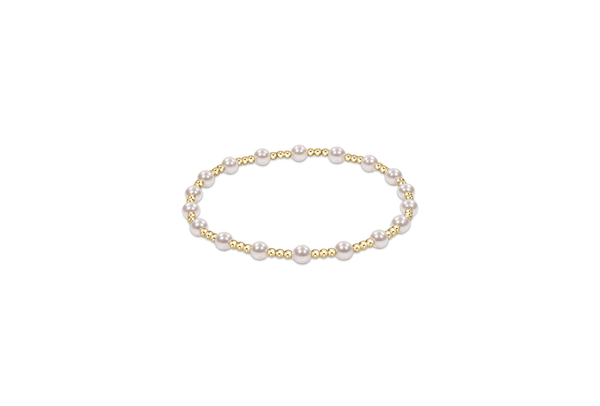 Sincerity Pearl 4mm Bracelet