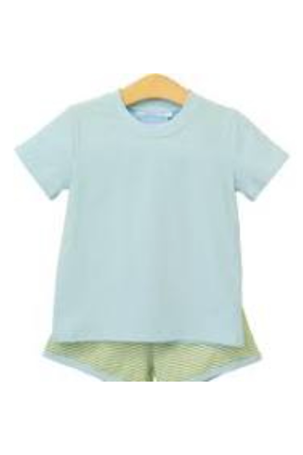 Thomas Short Set Green Stripe