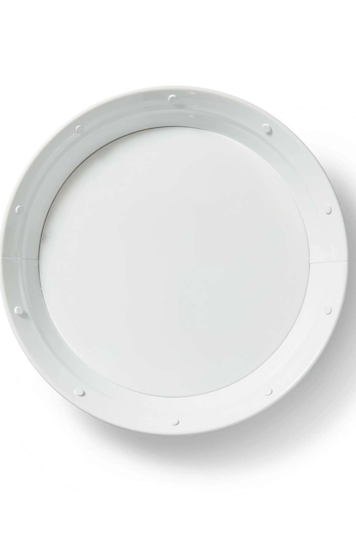 Boxed set of 4 plates including white liners
