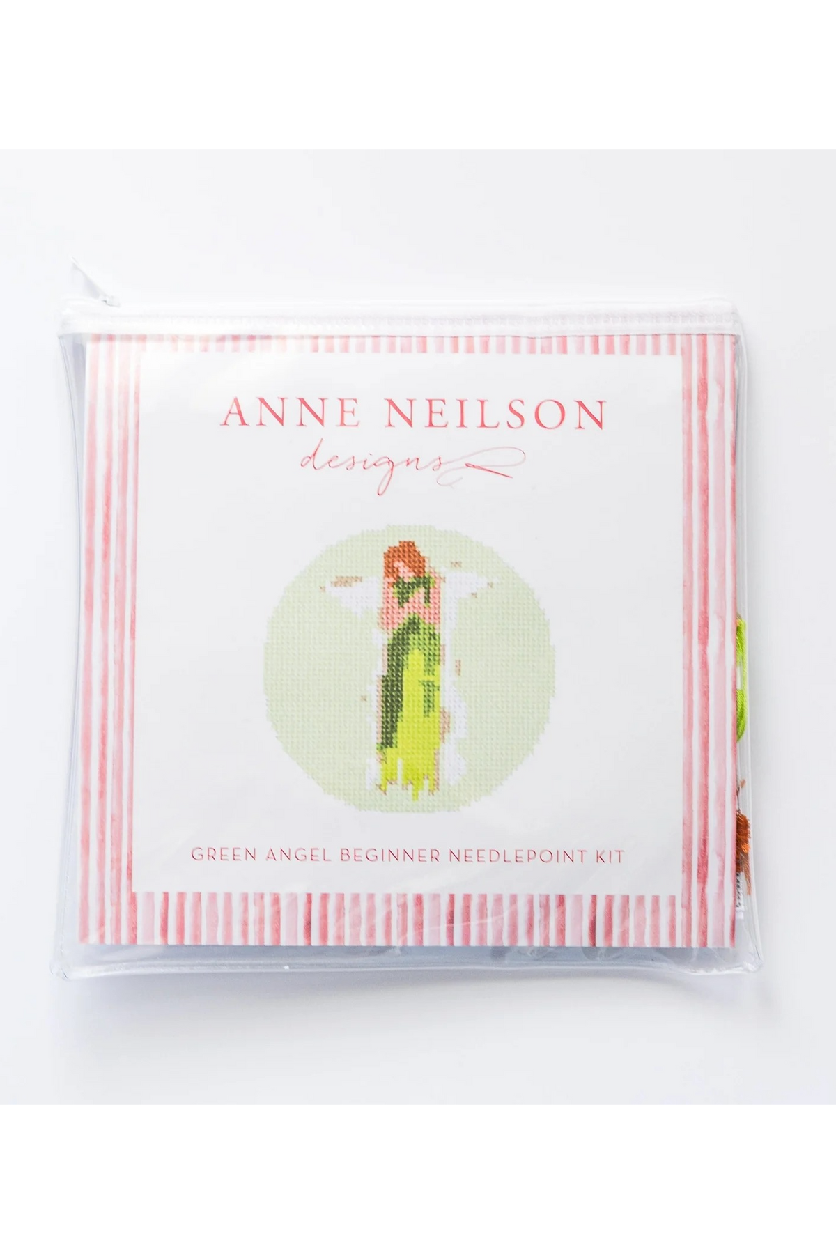 Green Angel Needlepoint Kit - Beginner
