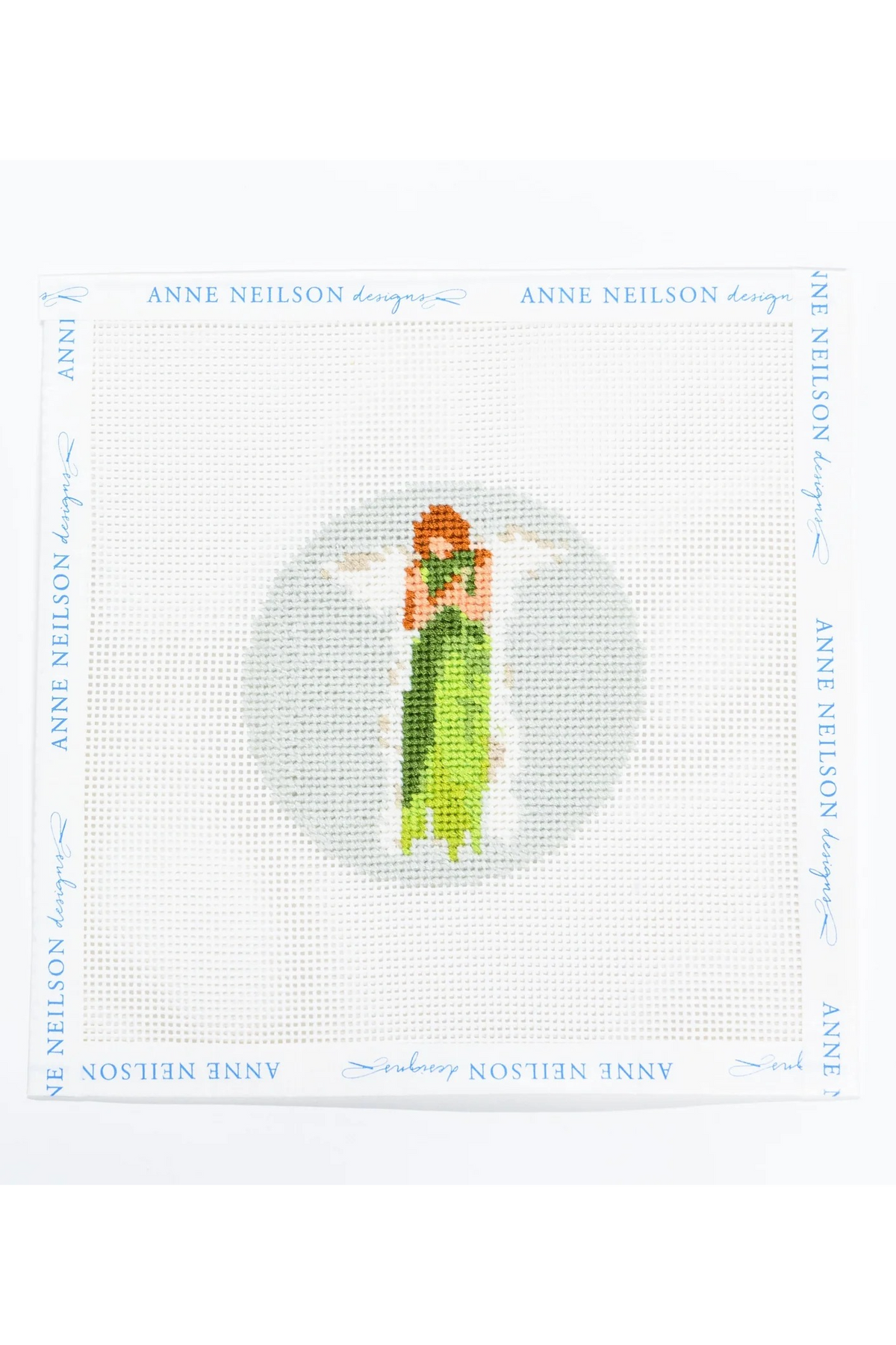 Green Angel Needlepoint Kit - Beginner