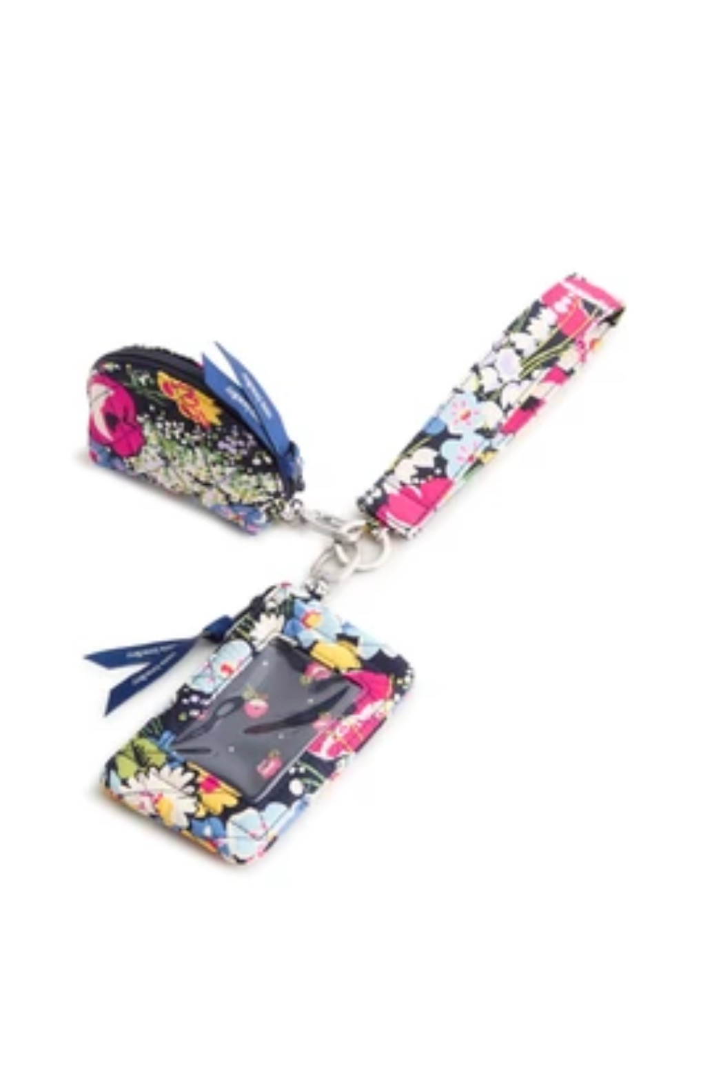 Dual Pouch Wide Wristlet Prairie Blooms