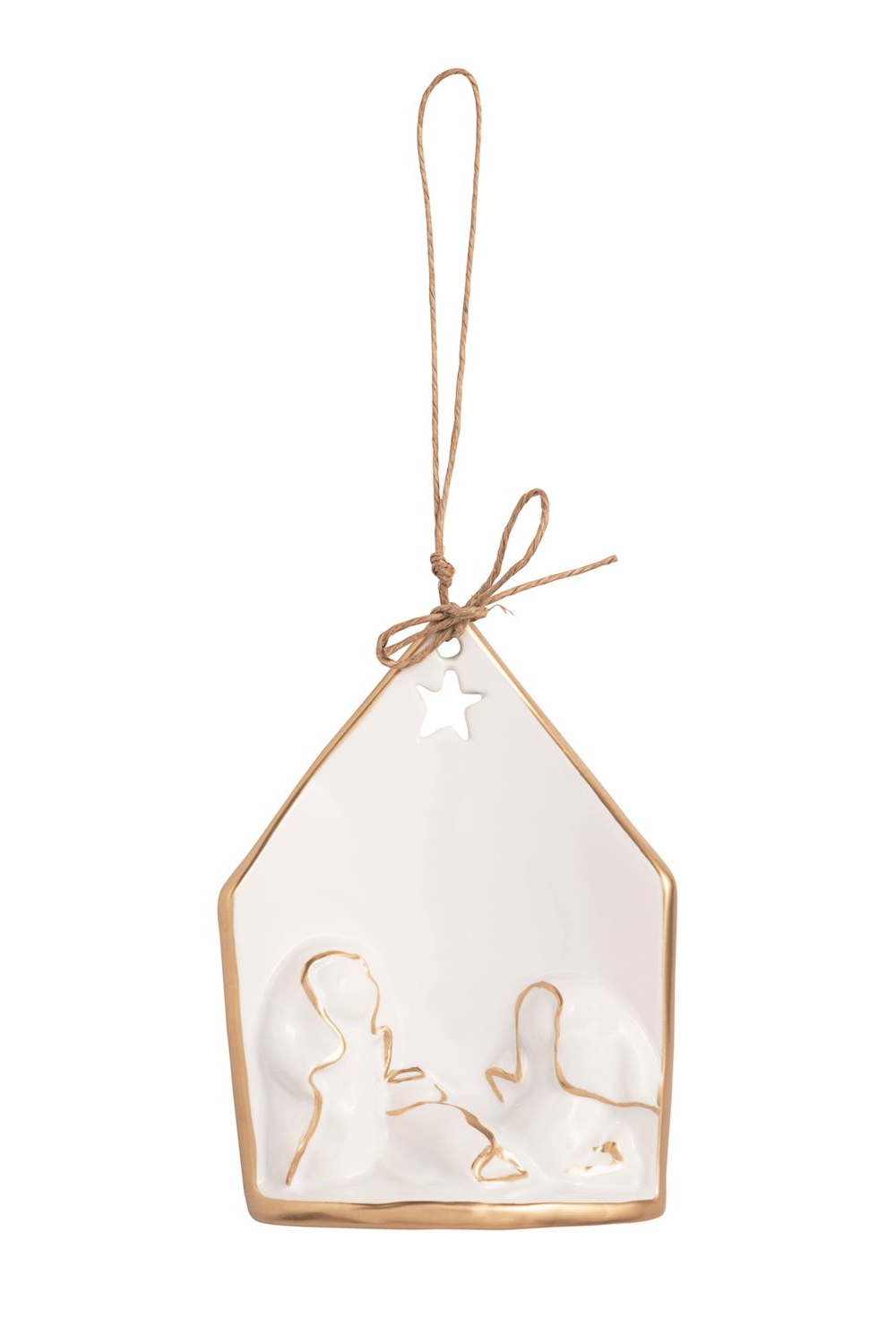 Ceramic Nativity Ornament