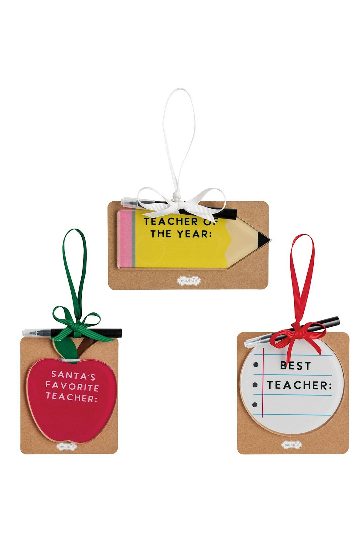 Personalize Me Ornament Sets - Teacher