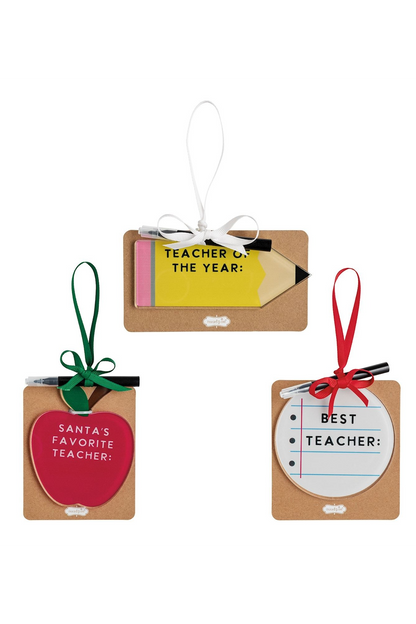 Personalize Me Ornament Sets - Teacher