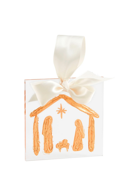 Gold Acrylic Ornaments