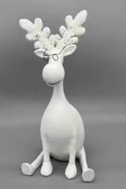 12" Moose with Glasses