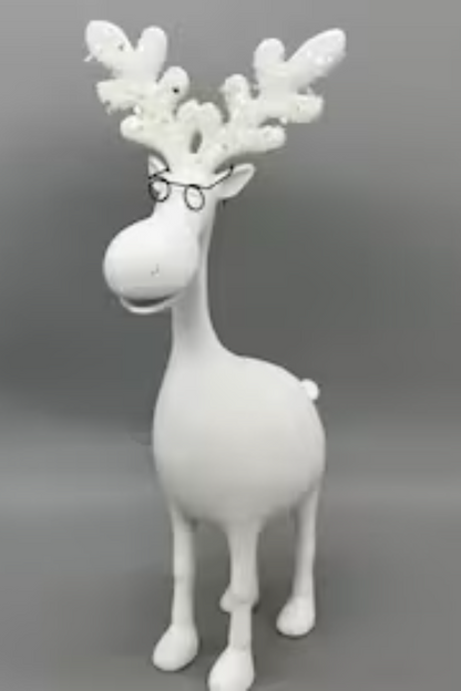 12" Moose with Glasses
