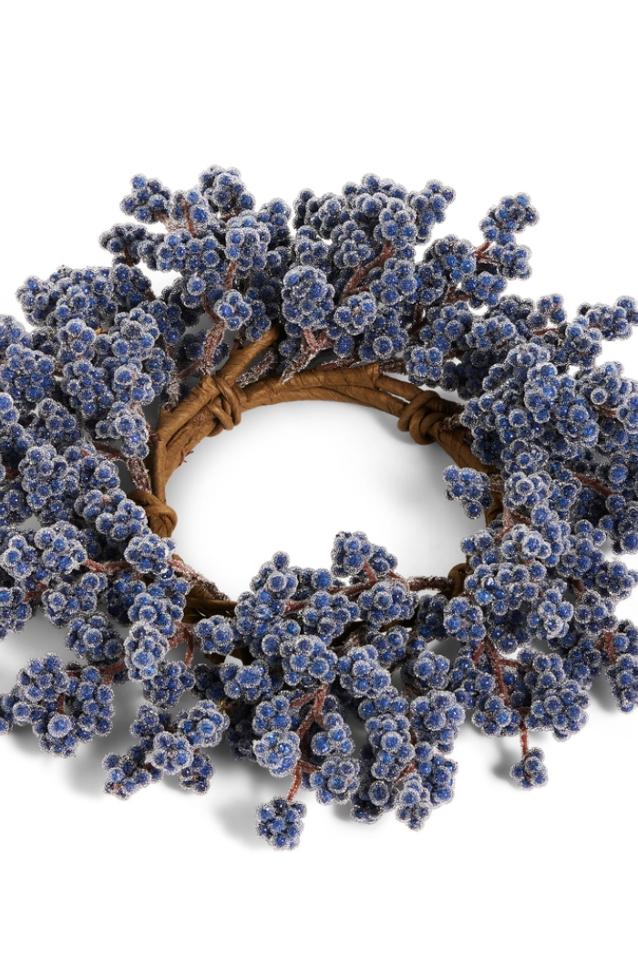Iced Blue Berry Candle Ring