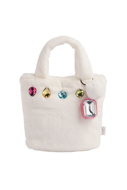 Glitzy Purses With Lip Gloss Keychains